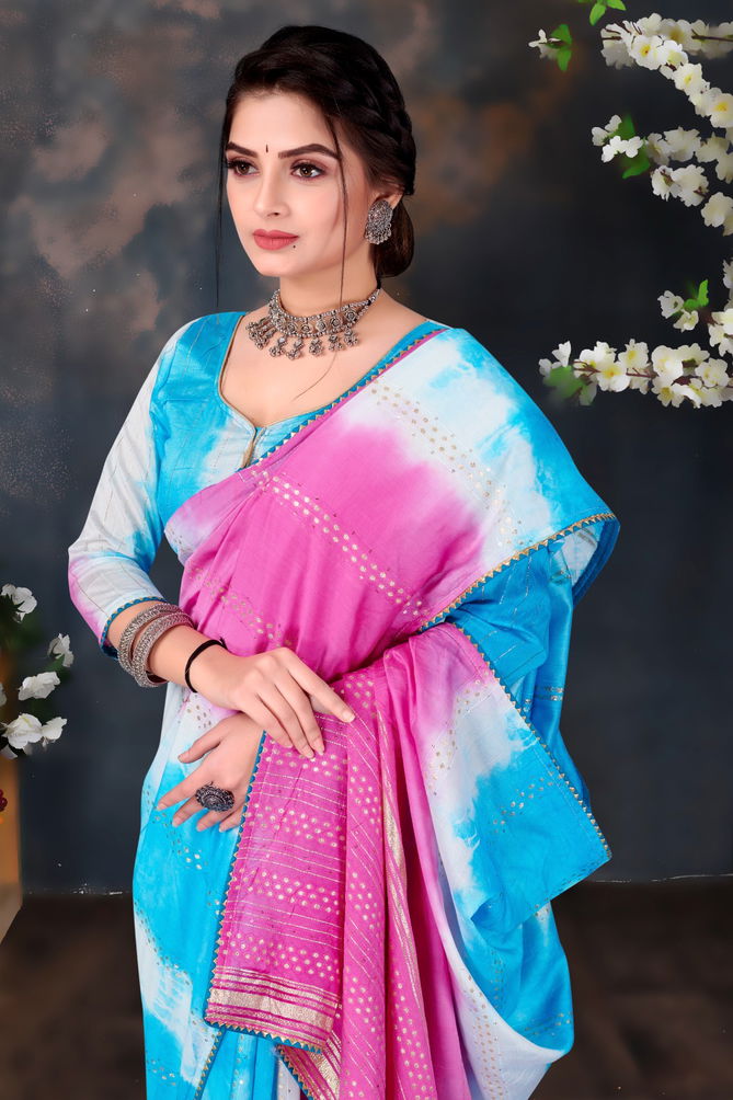 Prisha Soft Naylon Viscose Printed Designer Saree Catalog